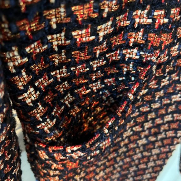 River Island Checkered Coat in Red and Blue - Picture 6 of 8